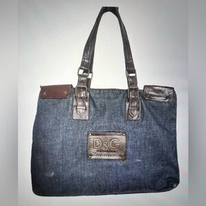 Dolce& Gabbana denim tote bag.